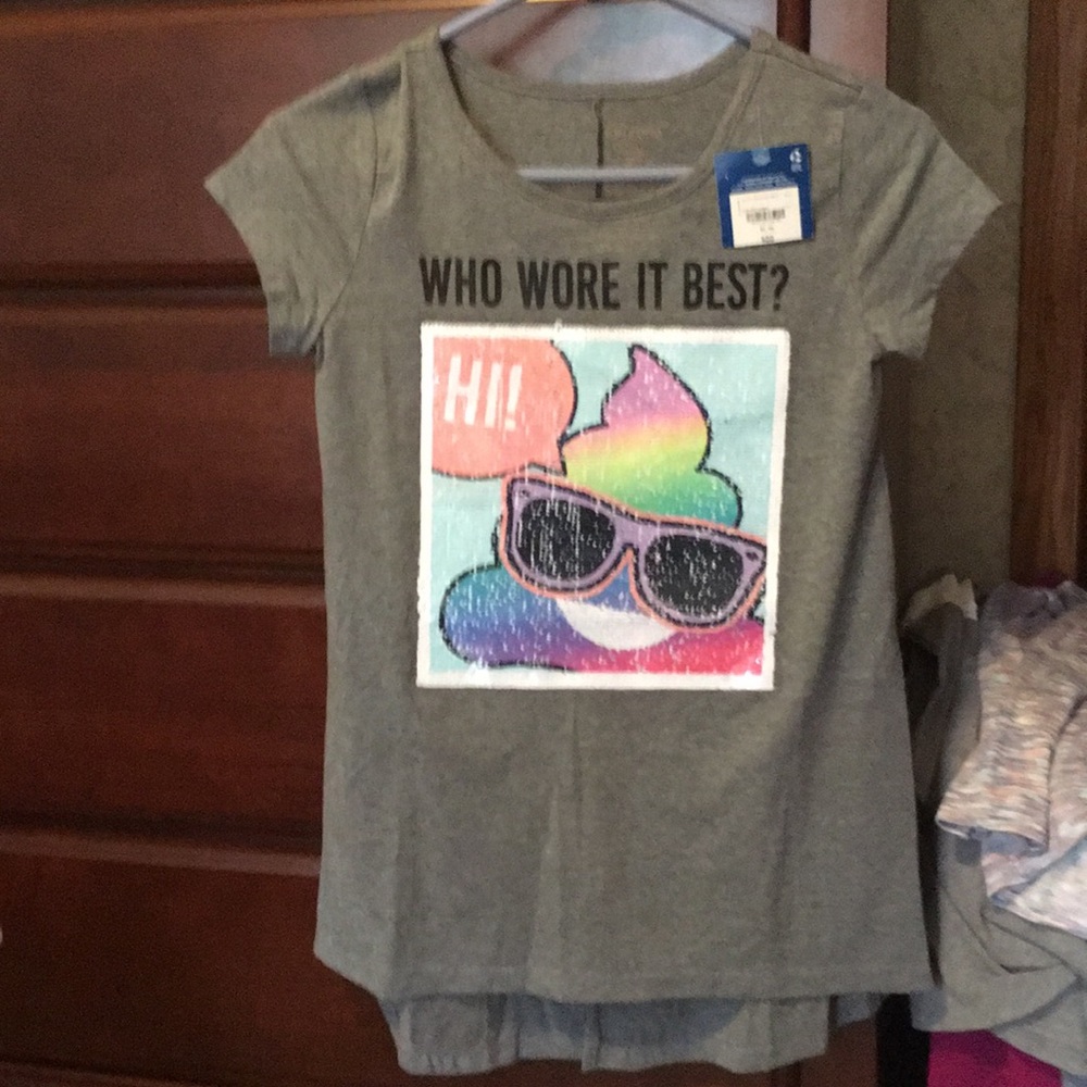 Flip sequin gray shirt